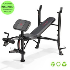 Weight Bench Leg Developer Adjustable Biceps Pad Storage Posts MARCY BE1000