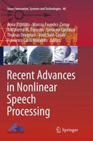 Anna Esposito (U. A.) | Recent Advances In Nonlinear Speech Processing | Buch