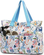 Myhozee Strandtasche XXL Mit Reißverschluss Wasserdicht Beach Bag Badetasche Gro