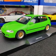VOITURE SOLIDO HONDA CIVIC EG6 NEON GREEN 1991 1:18 NEUF BOX S1810408