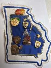 Vintage Pins And Brooches Lot GA United Way Mastercard CPI Bank Employee