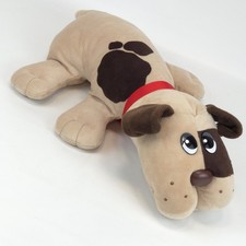 2019 Pound Puppies Hasbro Plush Stuffed Dog Puppy Red Collar 17"