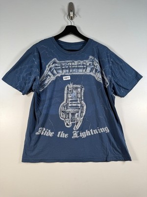Metallica Raining Light Donna T-Shirt Grigio M 60% Cotone, 40
