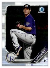Peter Lambert 2019 Bowman Chrome Prospect Rookie RC #BCP-136 Colorado Rockies