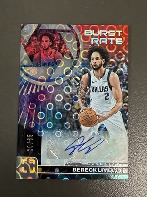 2024-25 Photogenic Dereck Lively #BRS-DLI Burst Rate Auto Groove /35