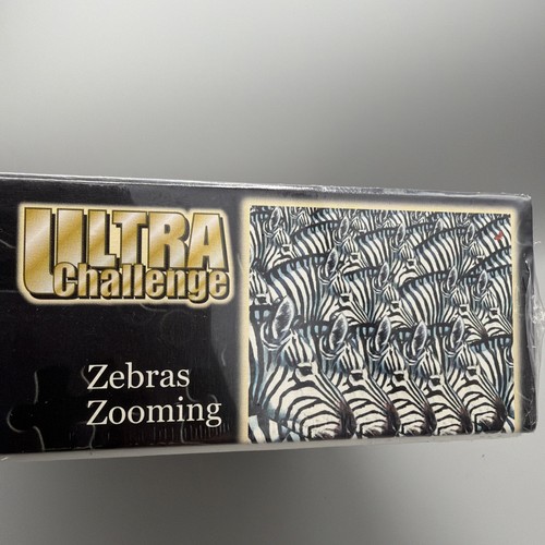Zebra Puzzle 1000 PC New Sealed Shmuzzle Repeating Pattern Challenging FX Schmid - Picture 3 of 4