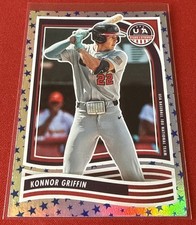 2024 USA Baseball Stars & Stripes - Konnor Griffin - Blue Star Silver Foil #58