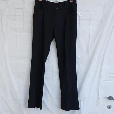 Exact Change Stretch Black Trousers Pants Dress Slacks