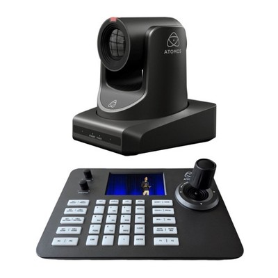 Atomos A-Eye 4K PTZ Camera 12x Optical Zoom AI Auto-Tracking Bundle (Black) PRO
