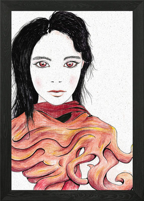 Saw a person and got inspired. Didn Framed Wall Art Poster Canvas Print Picture