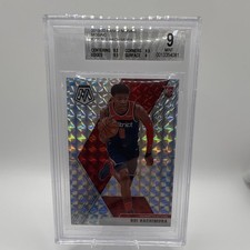 2019-20 Panini Mosaic Rui Hachimura Rookie Mosaic Prizm #231 BGS 9 Wizards
