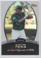 2008 Topps Finest Finest Moments Refractor Carlos Pena #FM-CP 0a7