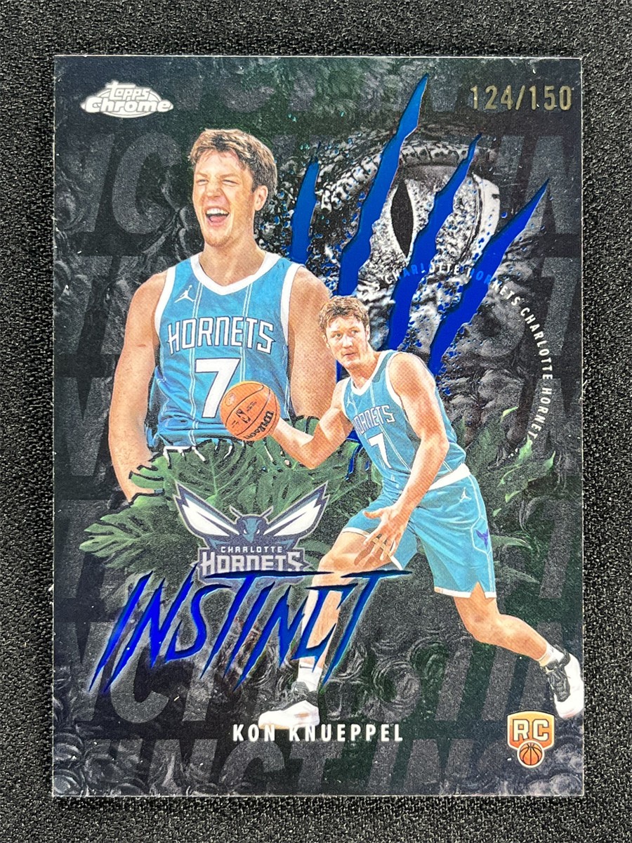 2025-26 Topps Chrome Kon Knueppel #INS-14 Blue Refractor Instinct Rookie RC /150