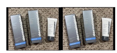 4 Dermalogica Oil To Foam Total Cleanser Make-up Remover 0.5 Fl Oz Mini Size