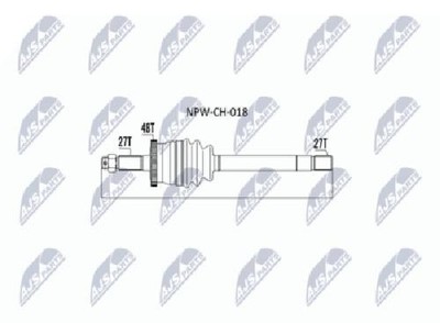 Original NTY Antriebswelle NPW-CH-018 für Jeep