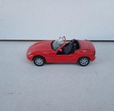 MODEL CAR SCHABAK 1160 BMW Z1 1991 RED CONVERTIBLE 1:43