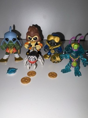 Treasure X used figure lot great condition comes with coins and spider