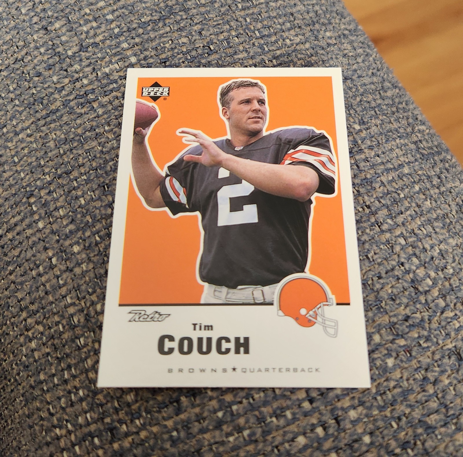 1999 Upper Deck Retro Football Tim Couch RC #36 Cleveland Browns
