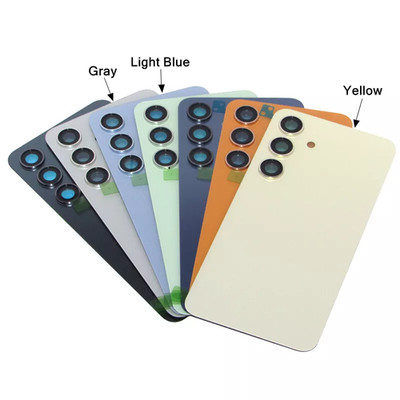Battery Glass Cover With Camera Lens For Samsung Galaxy S24 S24+ S24FE S24 Ultra