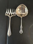 Antique Towle Old Colonial sterling silver nut scoop and serving spoon 4.5"