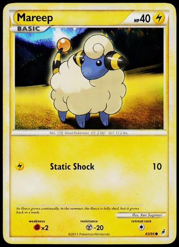 Mareep 63/95 Call of Legends - Pokemon LP (Common)