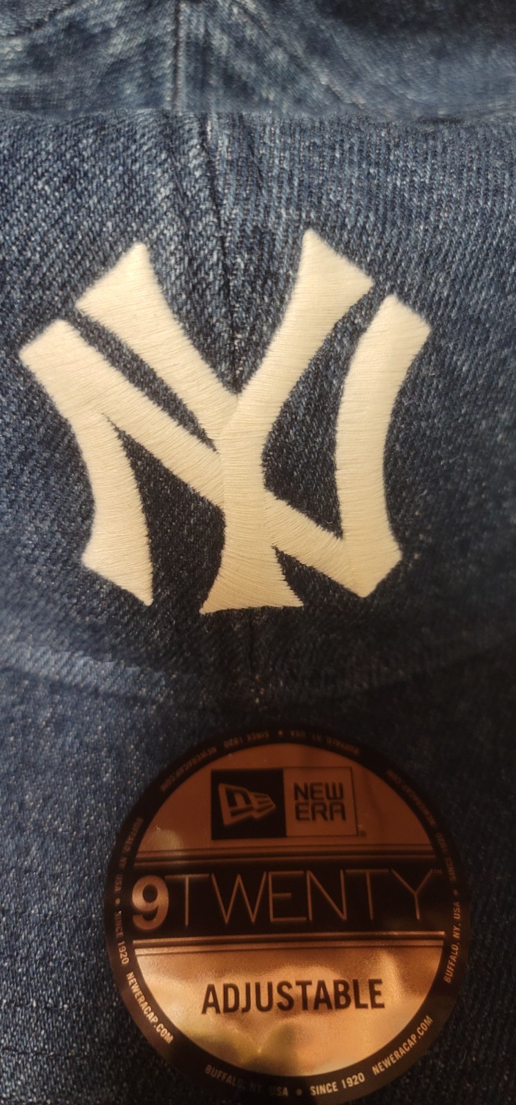 POLO RALPH LAUREN NY YANKEES NEW ERA DENIM CAP BNWT NAVY $255 OBO FREE SHIPPING thumbnail 5
