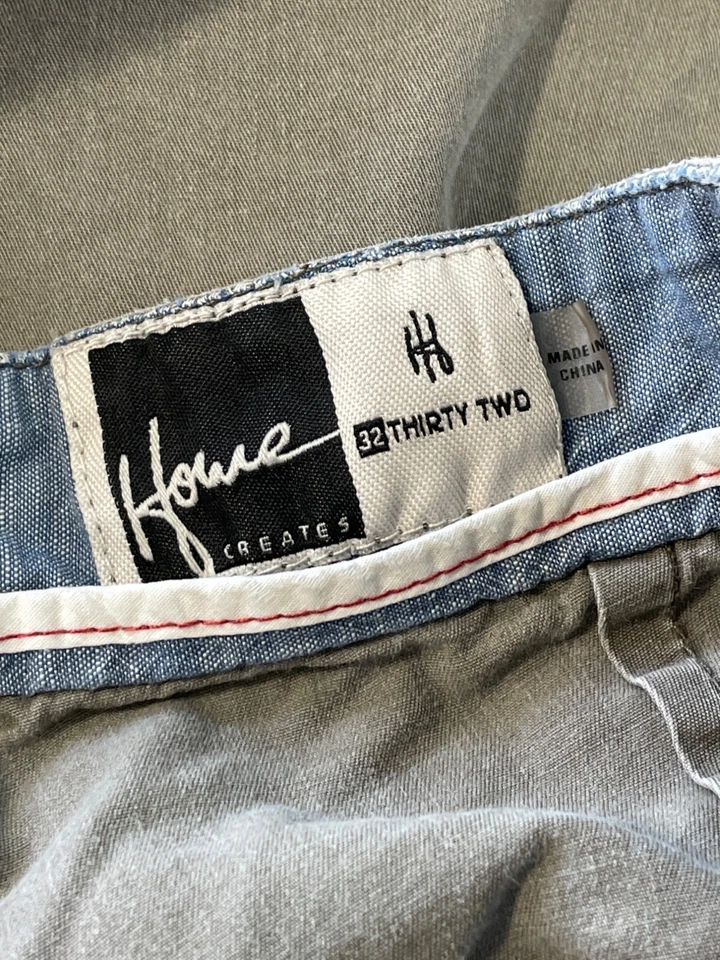 Howe Creates Casual Chino Shorts Size 32 Beige Cotton Pockets Active Outerwear - Image 4 of 4