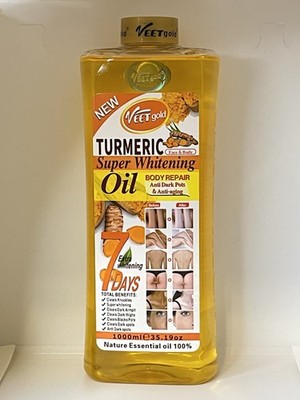 Face & Body Whitening Oil Turmeric Anti Aging & Black spots 1000ml 