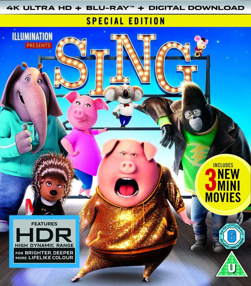 Universal Pictures Sing [2017] (Illumination) (4K Ultra Hd + Blu-Ray) - Image 3