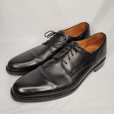 Oxford uomo Carlos by Carlos Santana in pelle a punta stringate nere taglia 12