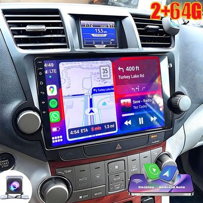 For Toyota Highlander 2008-2013 Car Stereo Radio GPS Radio JBL AMP Carplay 64G