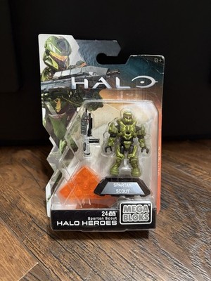 Mega Bloks Halo Heroes Spartan Scout DPJ80 Sealed 2015 Rare Figure 24pc
