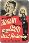 Vintage Film Noir Movie Poster Metal Tin Sign 8 x 12 Inch