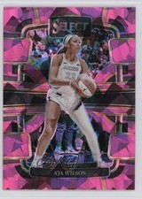 2024 Panini Select WNBA Concourse Pink Ice Prizm A'ja Wilson #86 1jb0