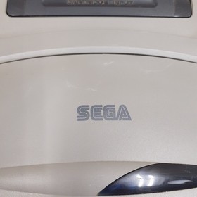 SEGA SATURN Gray Console bundle with 2 controllers & 5 Japanese games tested