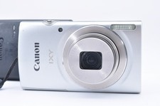 Canon IXY 180 20MP Compact Digital Camera 8x Zoom Silver Tested From Japan