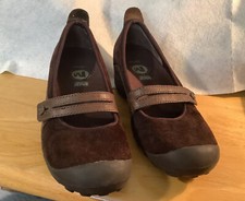 Merrell Qform Air Cushion Brown Suede Womens Shoes sz 7