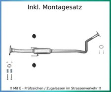 Mittelschalldämpfer für Nissan Micra IV 1.2 59/72KW Auspuff Montagesatz