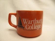 Wartburg College, Waverly Iowa Orange/Black/White Coffee Cup/Mug/RFSJ INC./3.5"