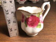 Royal Albert Old English Rose Mini Creamer 3.25" High