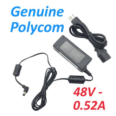 Alimentatore PC Alimentatore 48V Per Telefono Polycom VVX 411 - Adattatore CA Con Spinotto 5.5x2.1/2.5mm, Marca DIXIETREE Alimentatore 48v Polycom Vvx