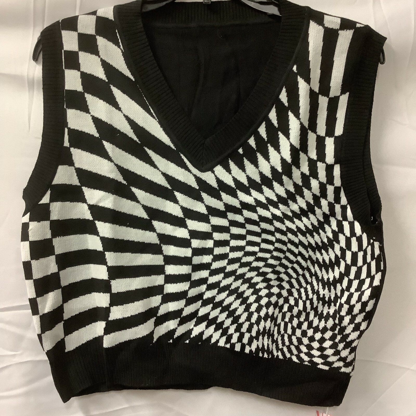Romwe Womens Black Sleeveless V Neck 
