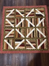 Quilt Wall Hanging or Table Topper Handmade 44x44   Square