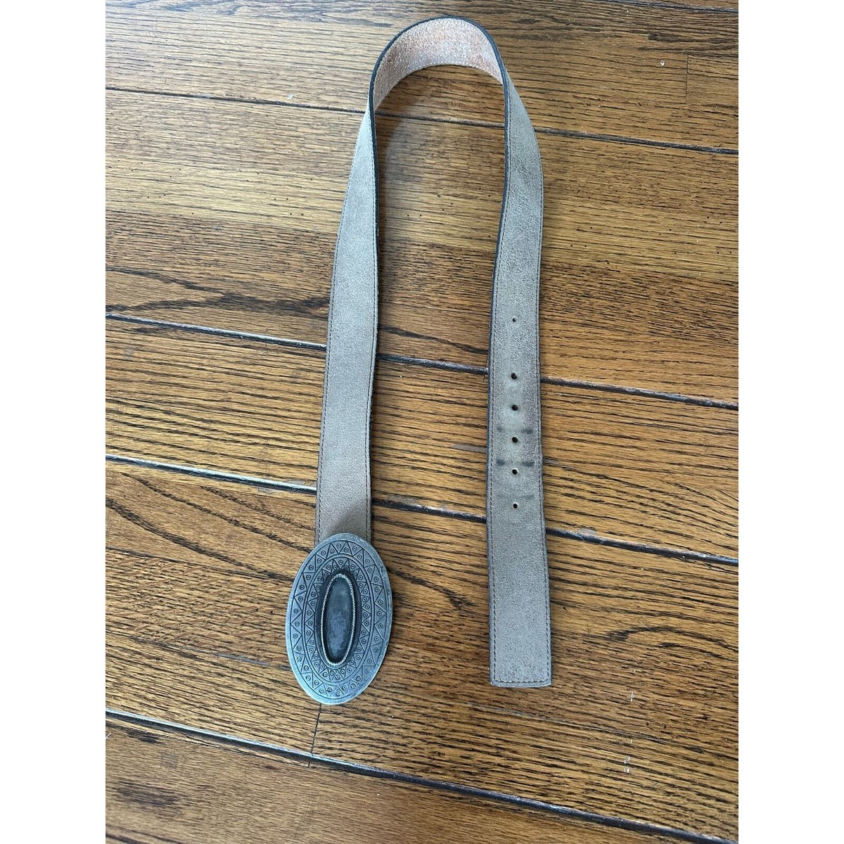 Western Leather Beige Belt 100cm aprox 40” | eBay display picture 1