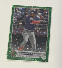 2022 Topps Update RICHIE PALACIOS #308 GREEN ICE FOIL RC 283/499 GUARDIANS