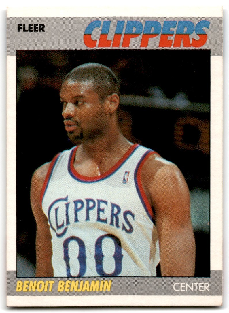 1987-88 Fleer Benoit Benjamin Basketball Cards #10