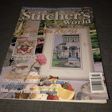 Stitcher's World Magazine July 2000 Cross Stitch  Needlepoint 28 projects
