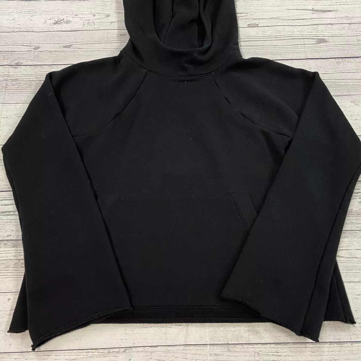 Hoodie outlet without cuffs
