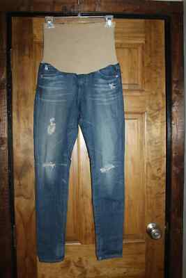 NWOT AG Adriano Goldschmied 16Y Maternity The Legging Ankle Skinny Jeans, 26