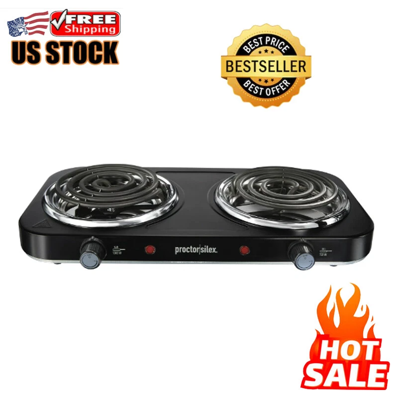 OVENTE Electric Countertop Single Burner, 1000W Coil, 42 OFF